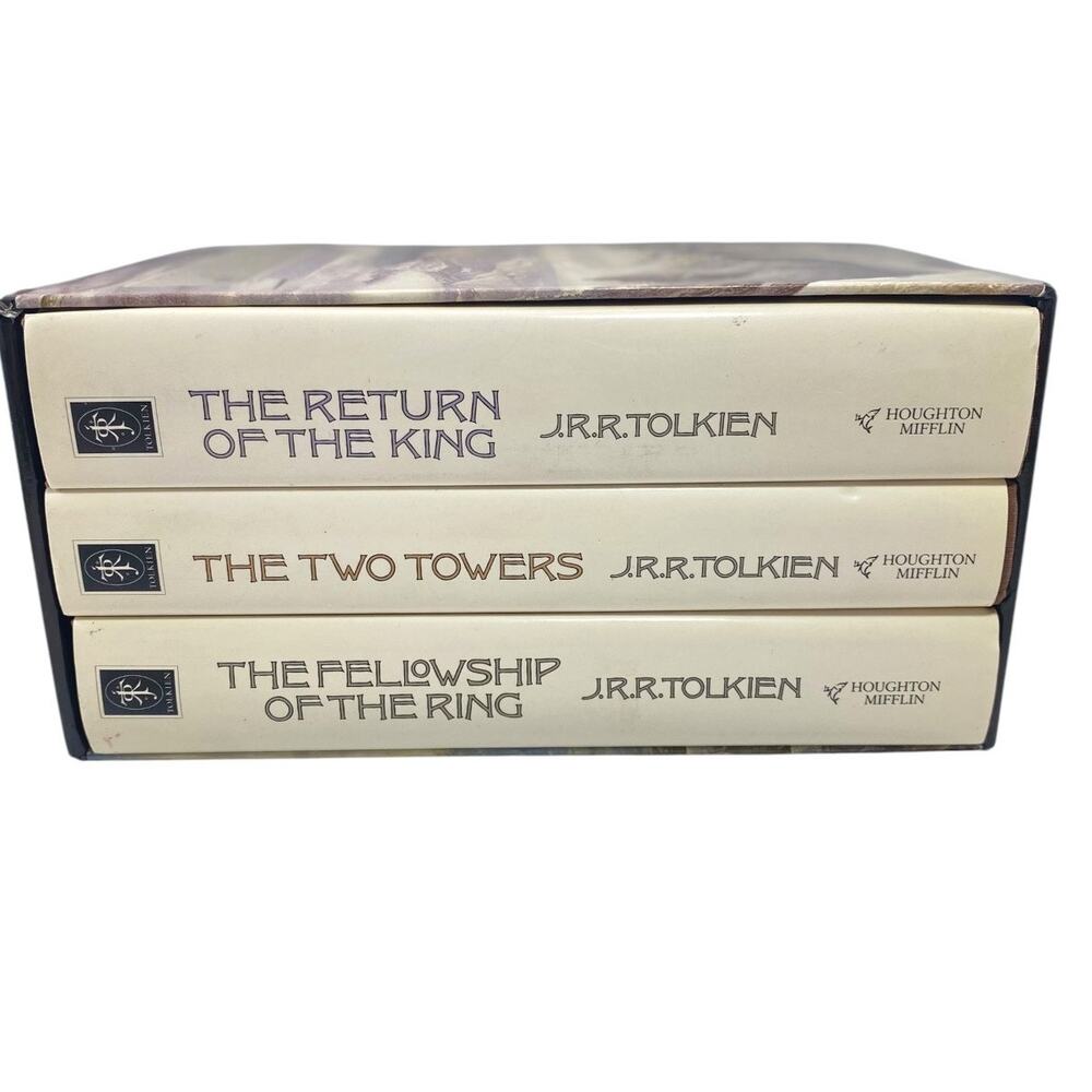 Lord of the Rings Tolkien 35th Printing Unread Hardcover Set Alan Lee Slipcase